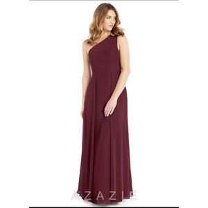 Azazie Dallas Bridesmaid Dress Cabernet NWT